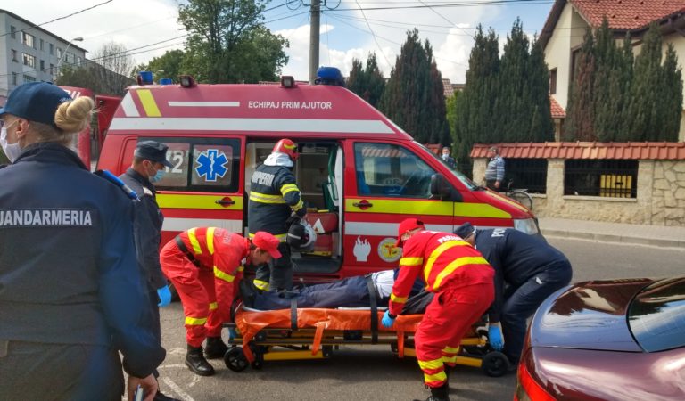 Un accident rutier a fost cu noroc pentru un romașcan