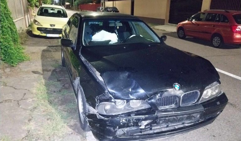 Minoră rănită într-un accident, în Roman, pe strada Griviței