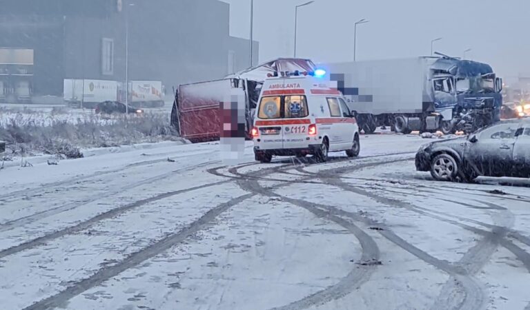 Grav accident, cu 6 victime, în urmă cu doar câteva minute