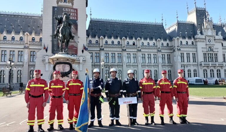 Salvatorii nemțeni, pe podium la Competiția Națională de Descarcerare și de Acordare a Primului Ajutor Calificat