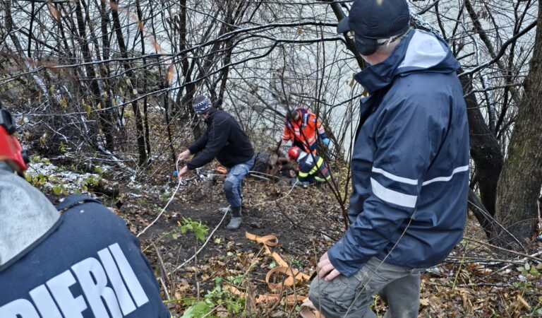 Descoperire șocantă la primele ore ale dimineții! Bărbat, găsit prăbușit într-o râpă