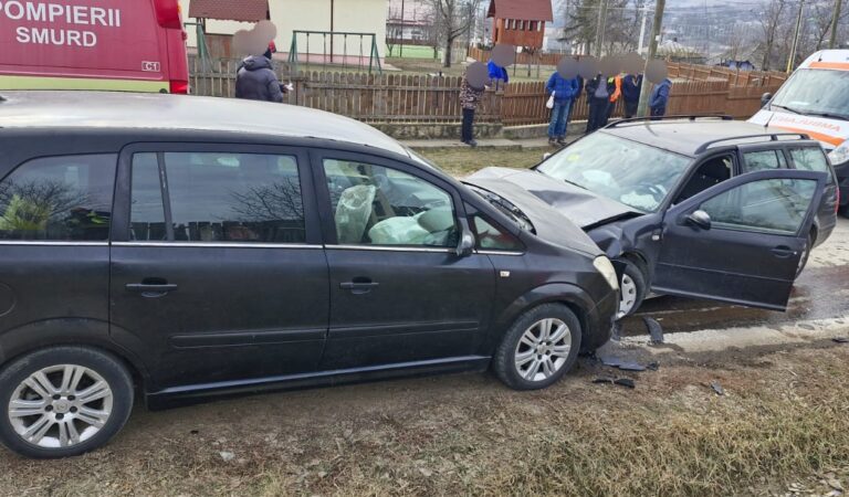 Accident rutier cu cinci persoane implicate în comuna Pâncești
